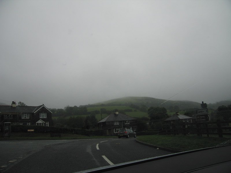 driving back from Wales
