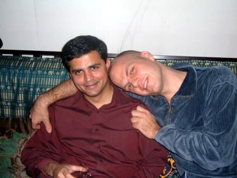 Rajeev & Tavis - having a moment
