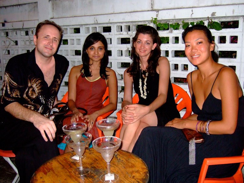 with Kasia & Sooji when they were visiting.  they were traveling around the world, like us, and Kasia & I were able to coordinate and meet up in Bangkok.  that was fun!
