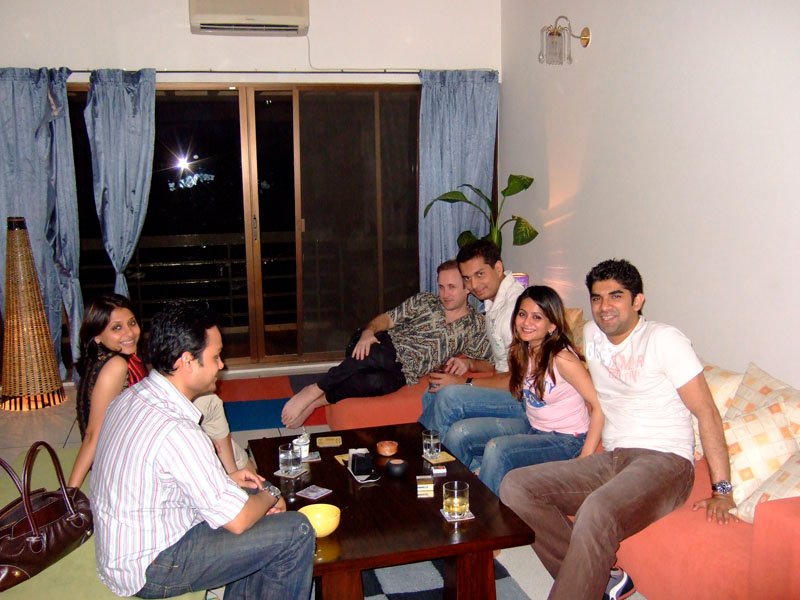 hangin out at Nabila's. Kaimun, Silmat, Chuck, Mishal, Nabila, Shadab
