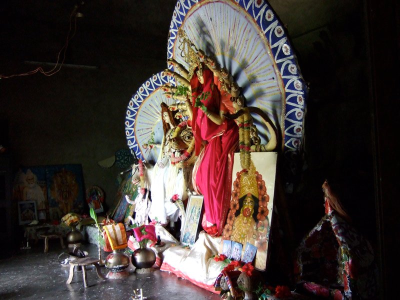 inside a little hindu temple in Chandina, on the outskirts of Comilla
