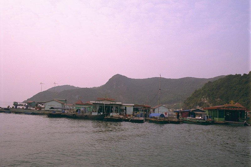 floating restaurants in the middle of nowhere in the south china sea
