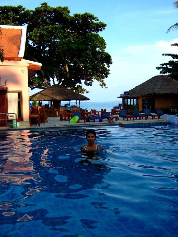 pool at the hotel
