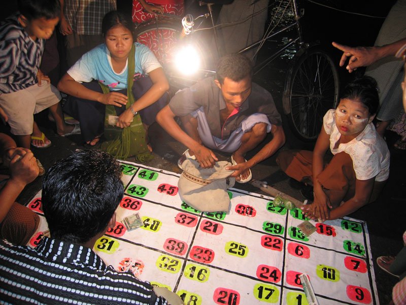 games of chance seemed very popular
