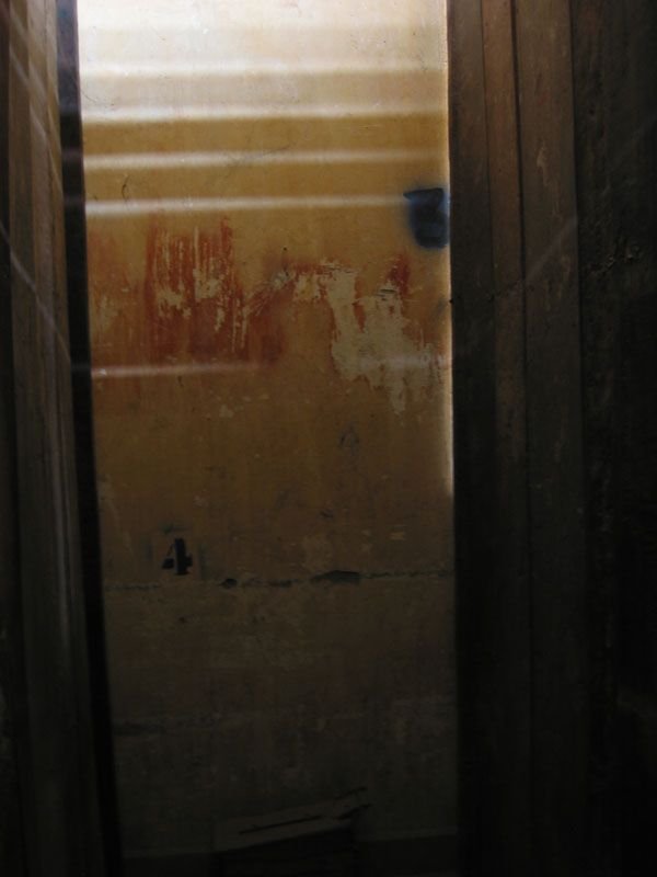 this is how narrow each cell was. an adult couldn't even stretch their arms horizontally
