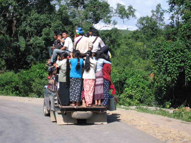how many people can you fit on a truck?
