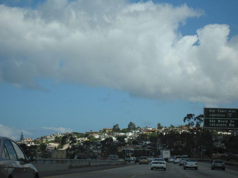 driving around in San Diego
