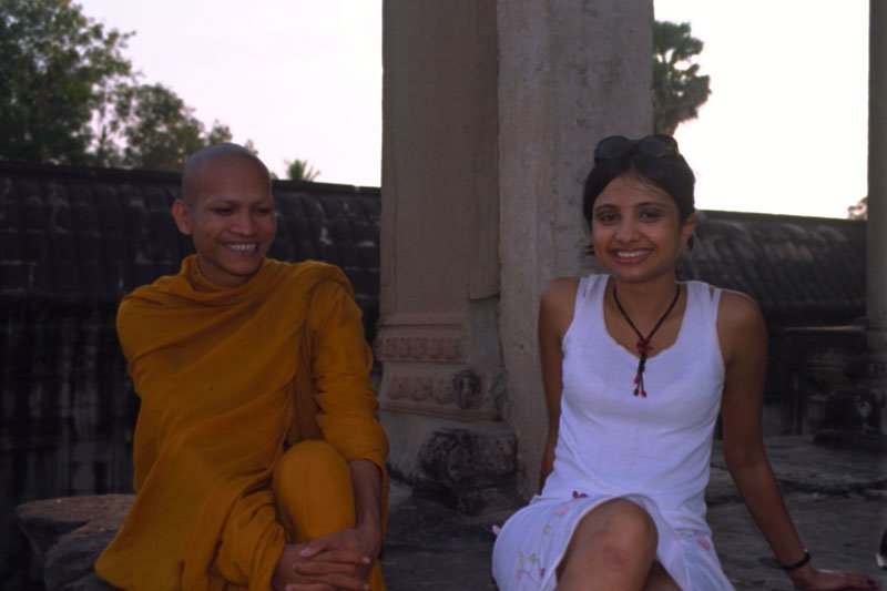 with my monk friend
