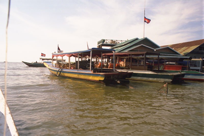 Chuck & I hired one of these boats by ourselves and went around the lake
